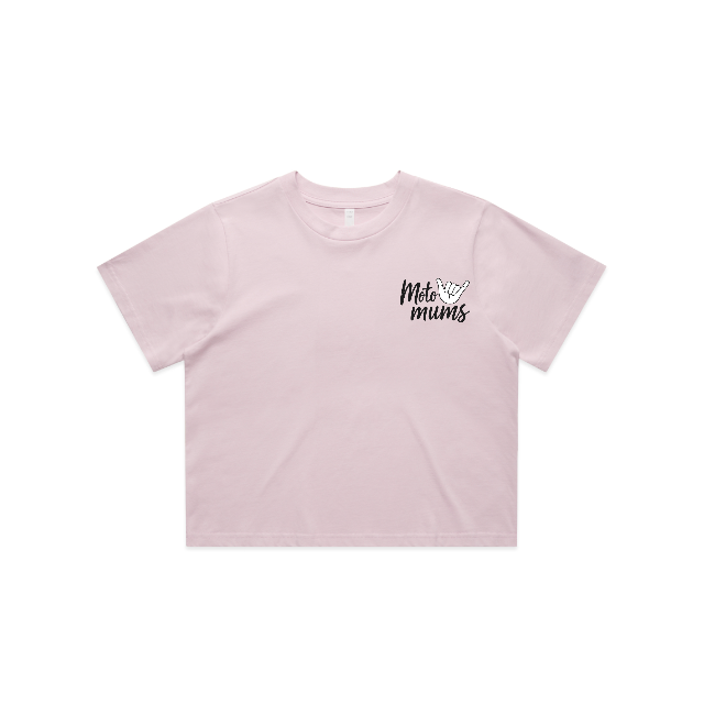 Skull Crop Tee in Orchid