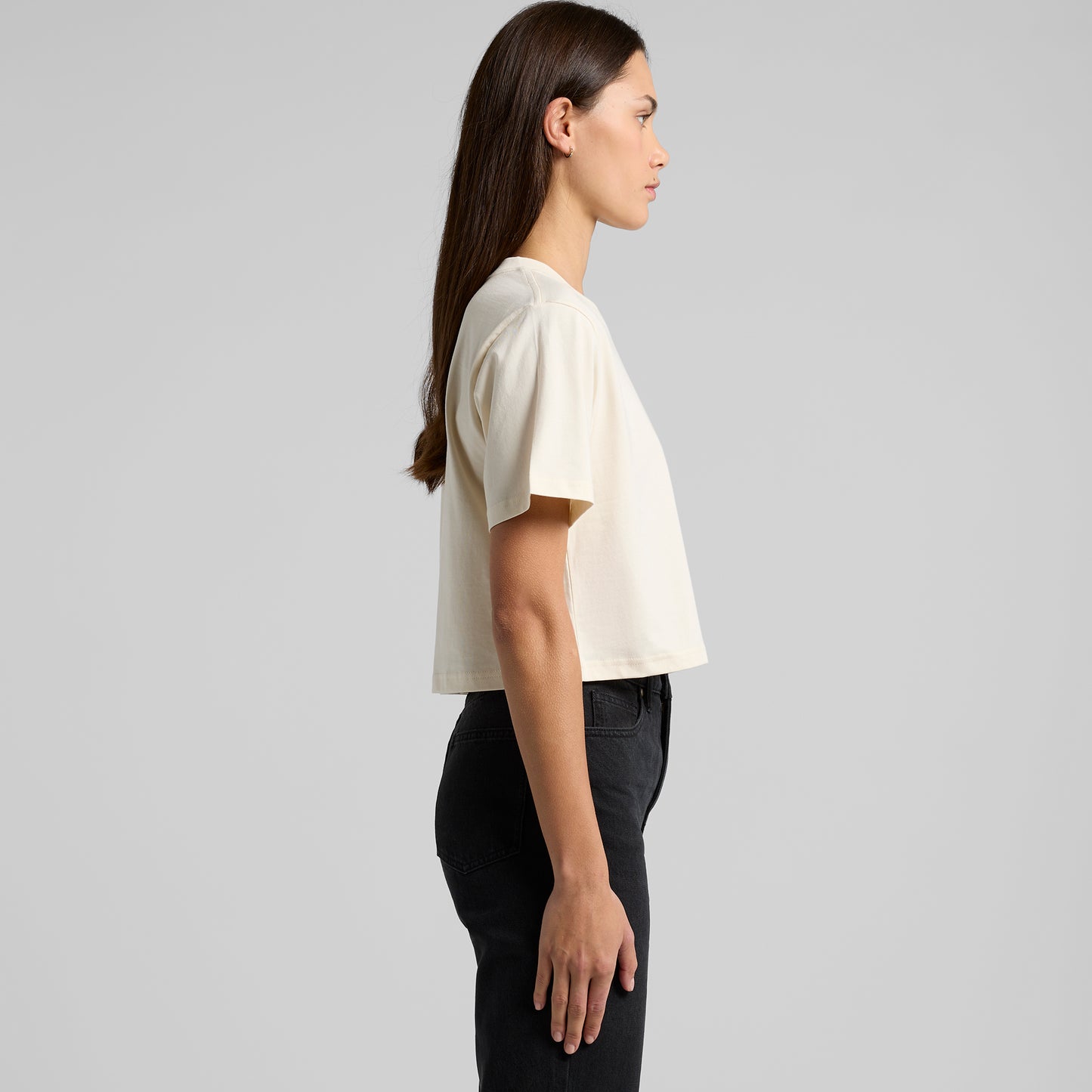 Skull Crop Tee in Orchid