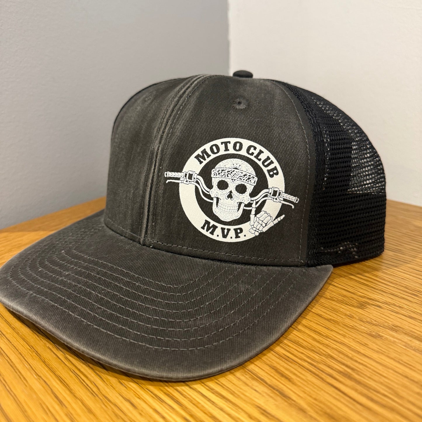 MOTOCLUB Faded Trucker