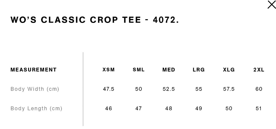Classic Crop Tee