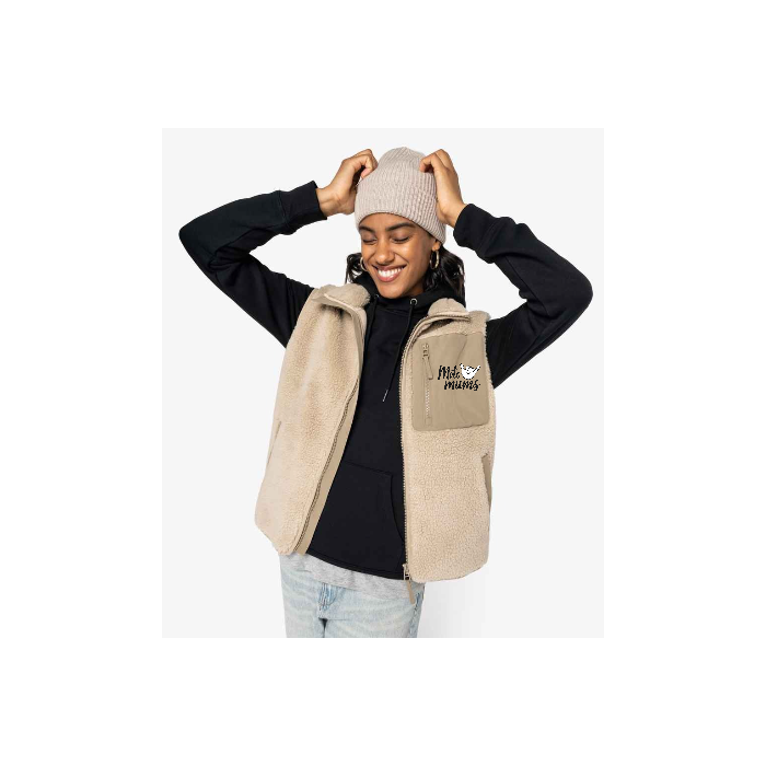 Unisex sherpa bodywarmer